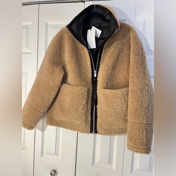 ZARA Shearling jacket -ZWcollection - Picture 10 of 15